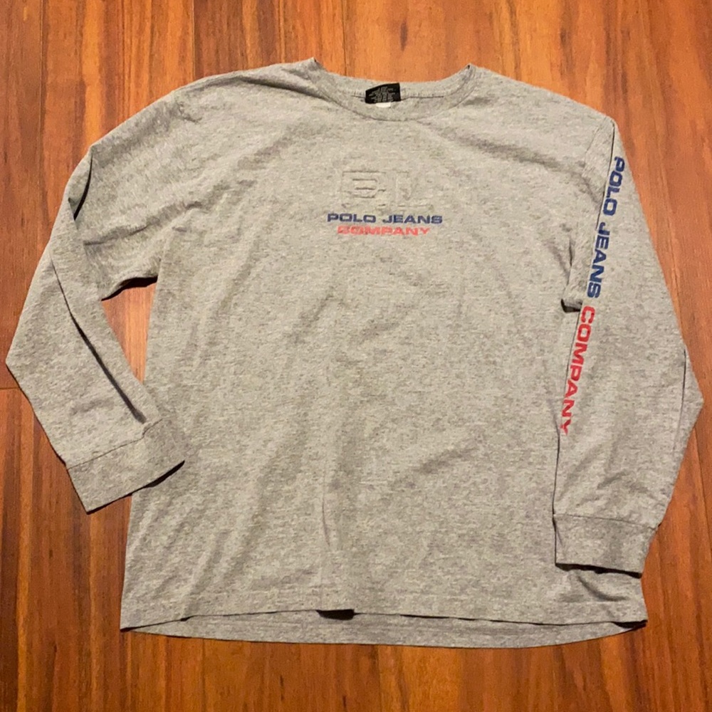 Men’s XL Ralph Lauren Polo Jeans Co long sleeve shirt T-shirt